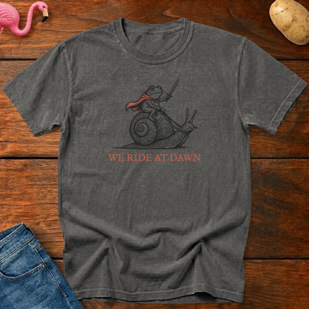 Ride At Dawn Vintage Heavyweight Graphic Tee