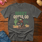 Sorry Gotta Go Vintage Heavyweight Graphic Tee