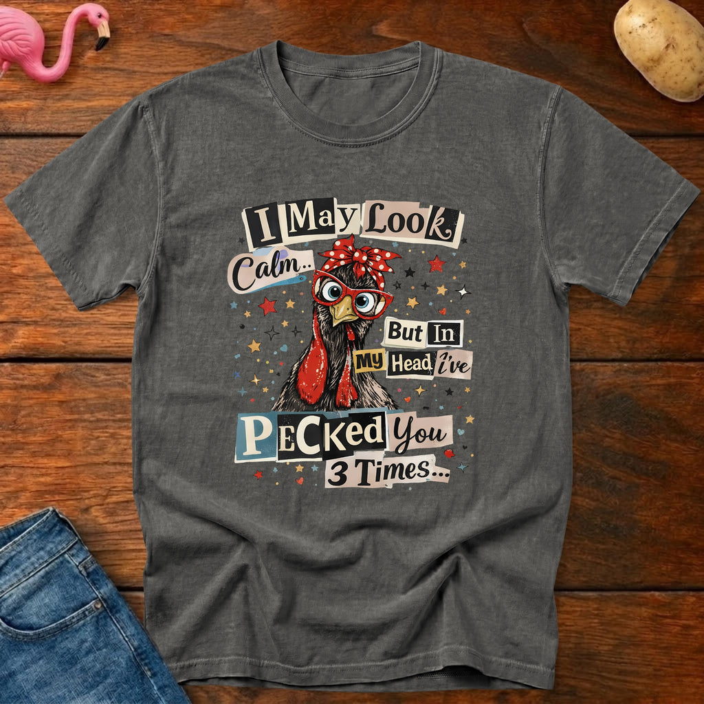 Pecked You Vintage Heavyweight Graphic Tee