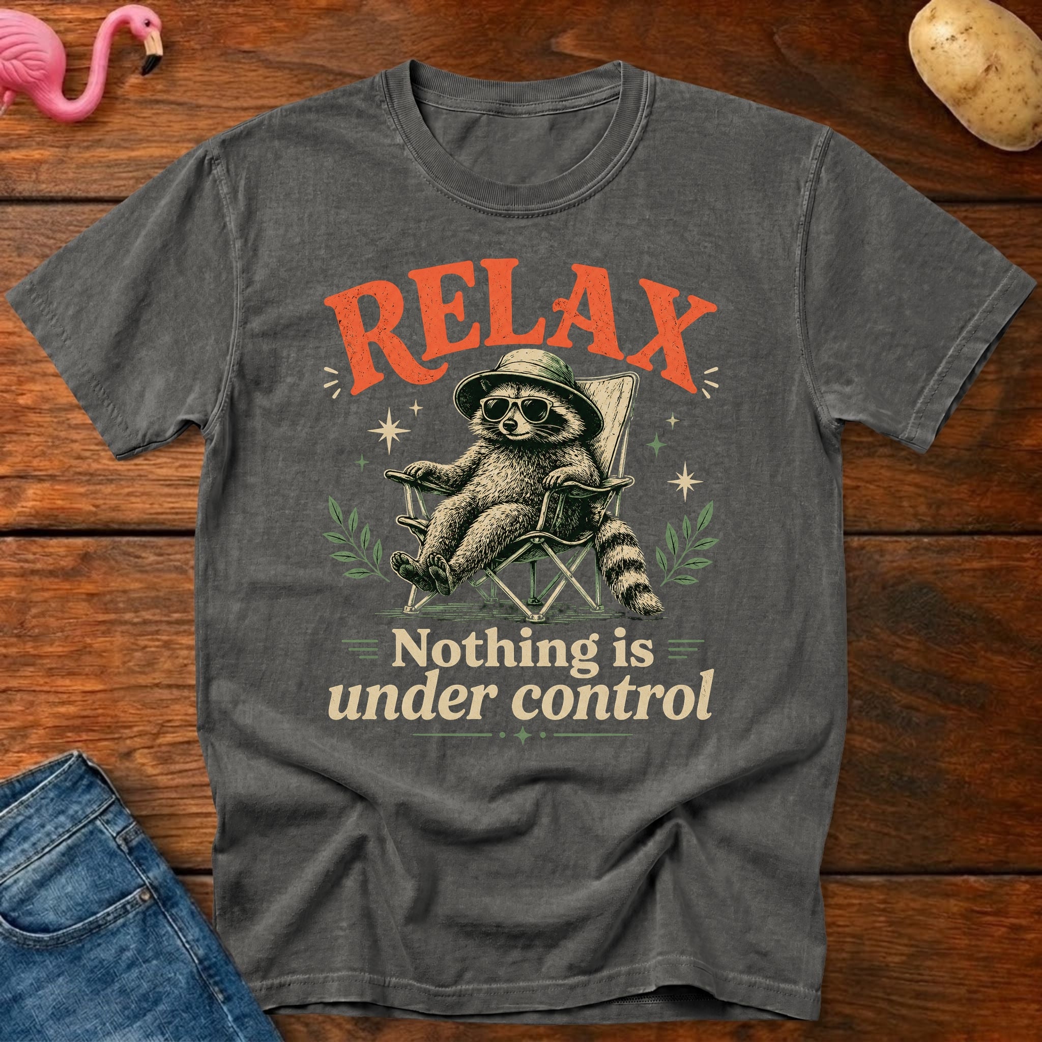 Nothing is Under Control Vintage Heavyweight Graphic Tee