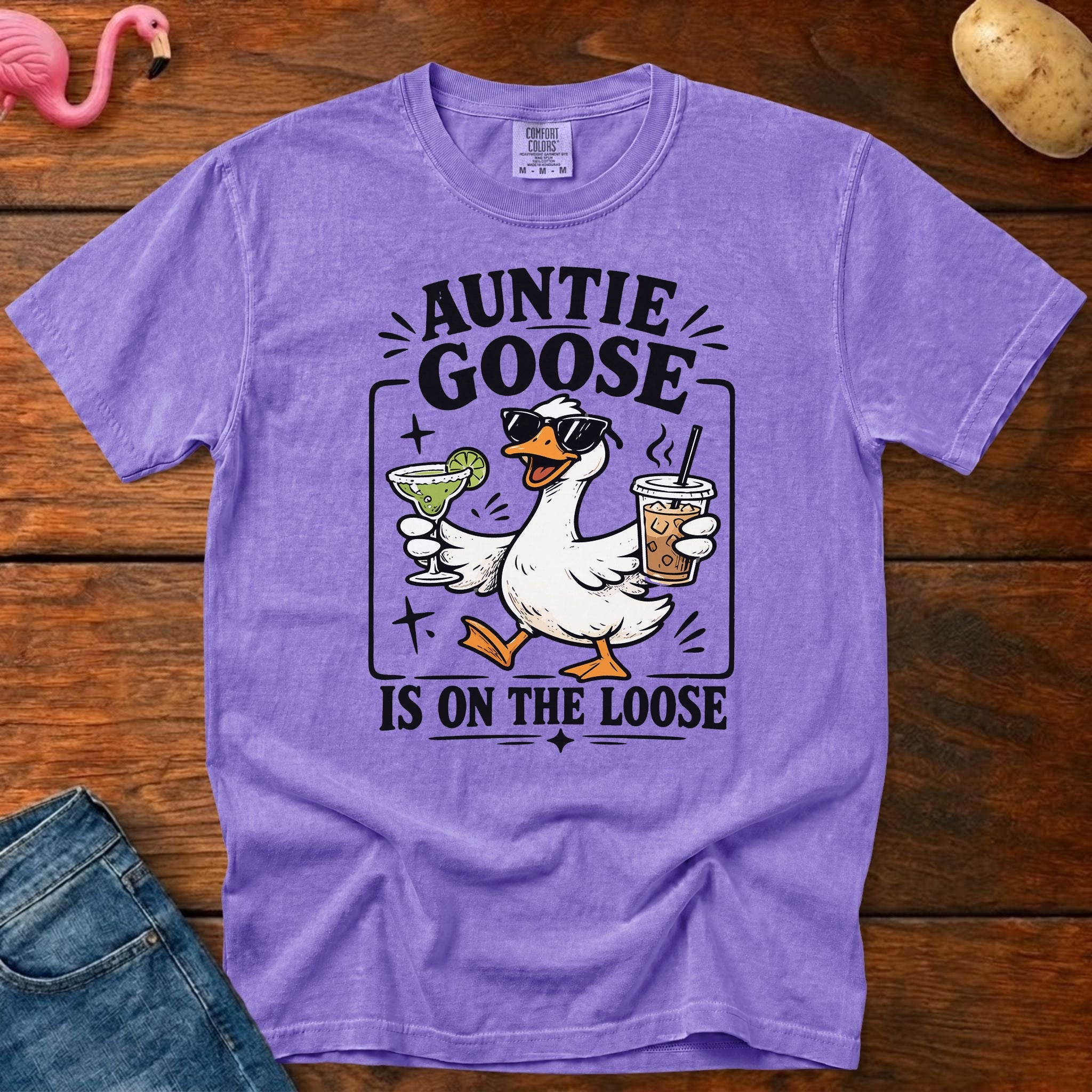 Auntie Goose Vintage Heavyweight Graphic Tee