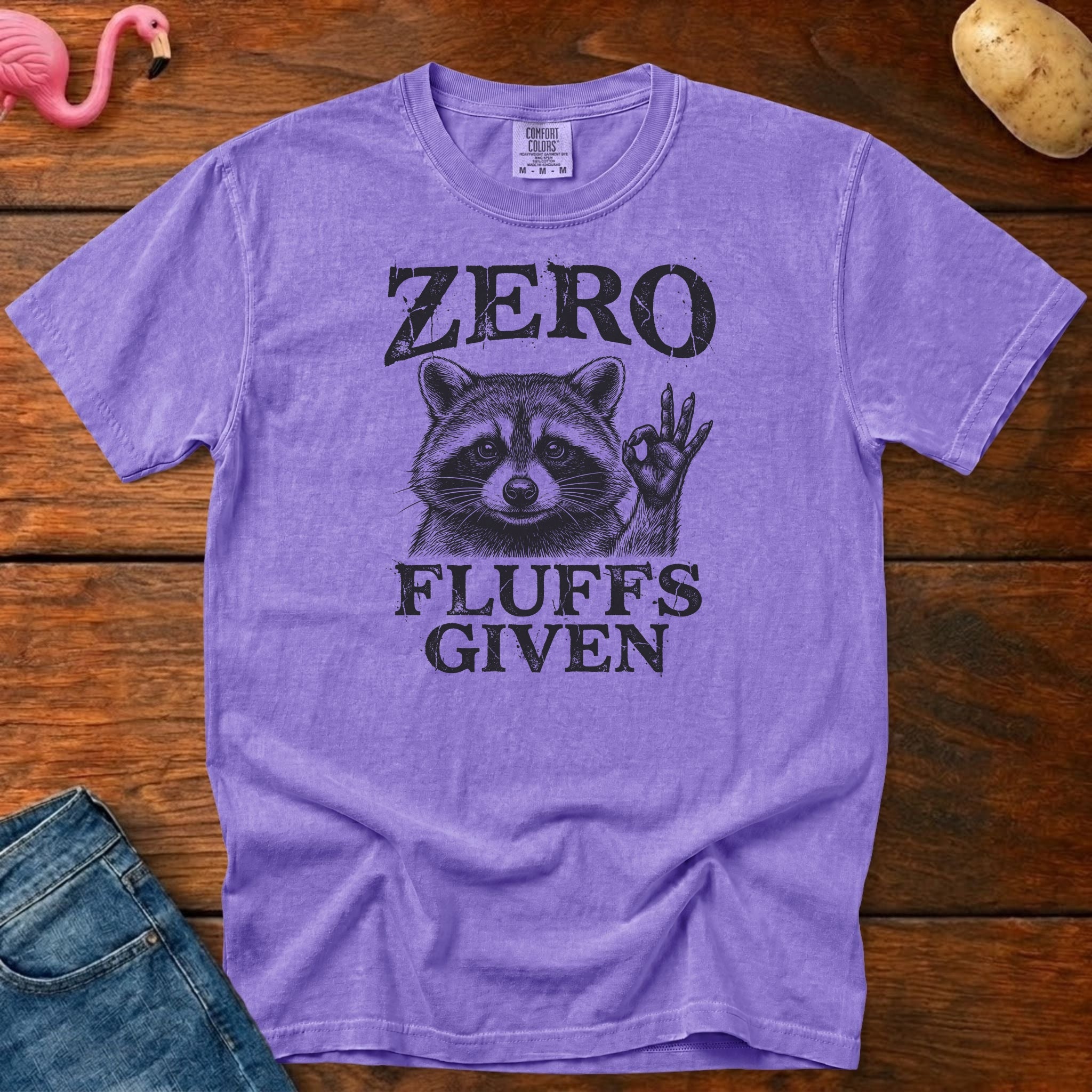 Zero Fluffs Given Vintage Heavyweight Graphic Tee