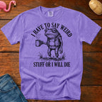 Weird Stuff or Die Vintage Heavyweight Graphic Tee