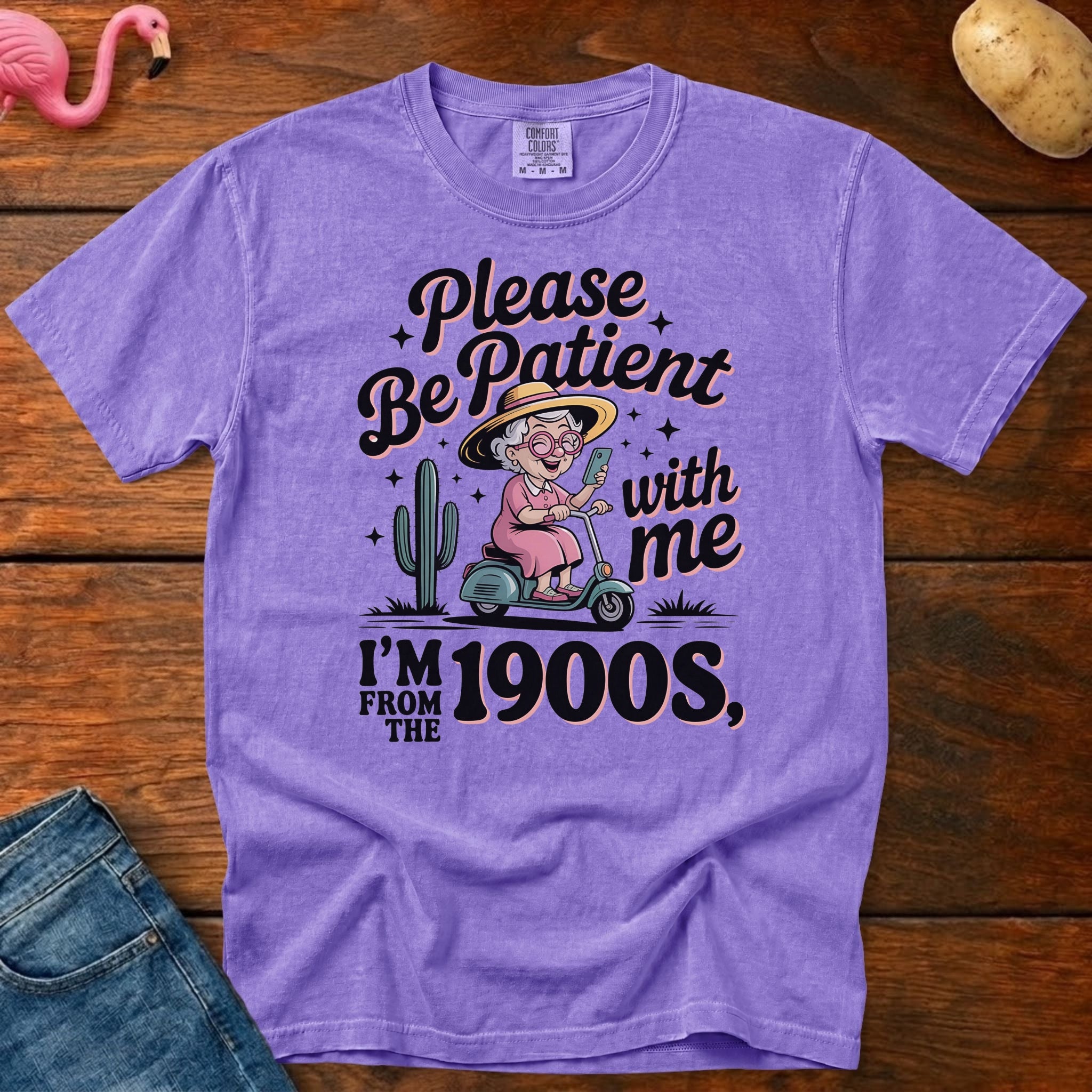 Please Be Patient 1900s Vintage Heavyweight Graphic Tee
