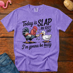 Slap Idiot Day Vintage Heavyweight Graphic Tee
