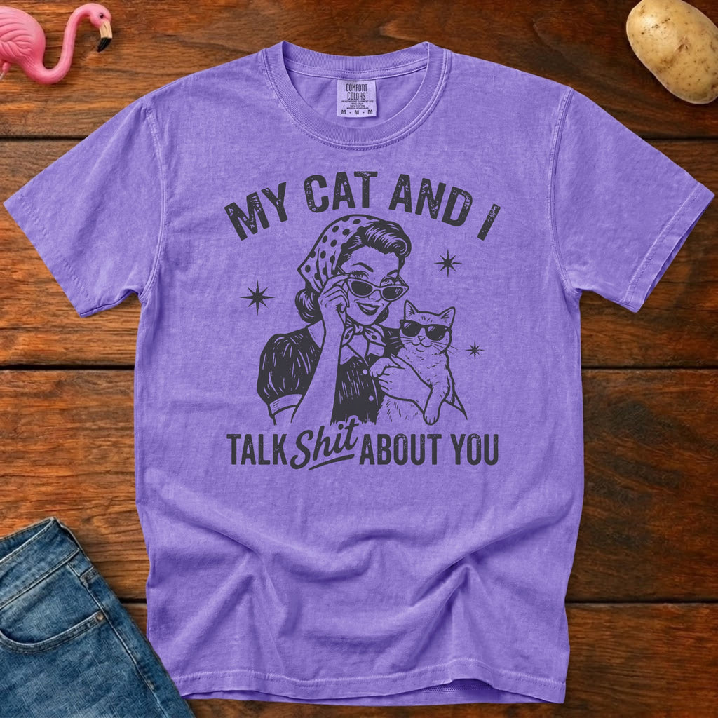 My Cat Vintage Heavyweight Graphic Tee