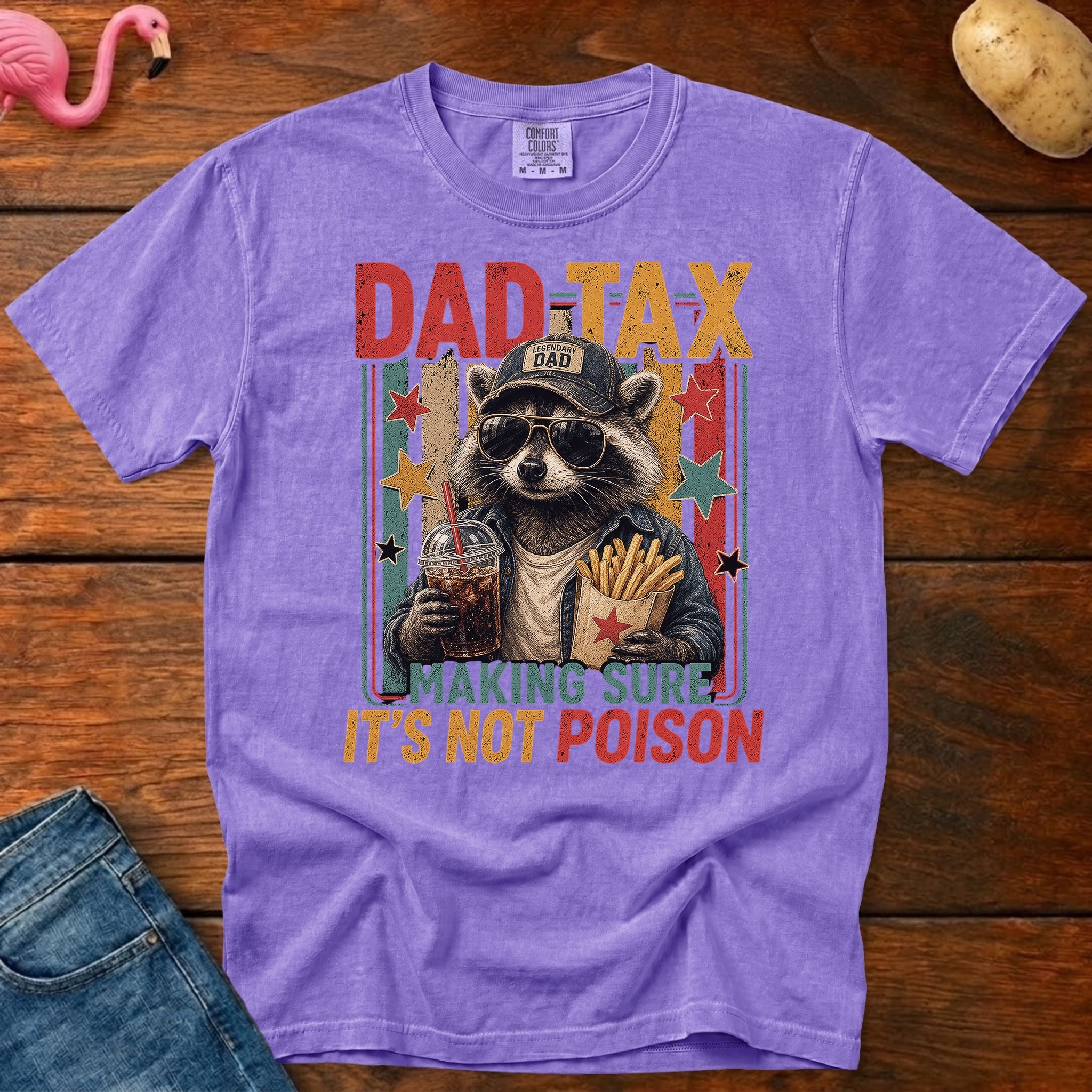 Dad Tax Vintage Heavyweight Graphic Tee