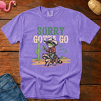 Sorry Gotta Go Vintage Heavyweight Graphic Tee