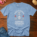 Emotional Support Husband Vintage Heavyweight Graphic Tee