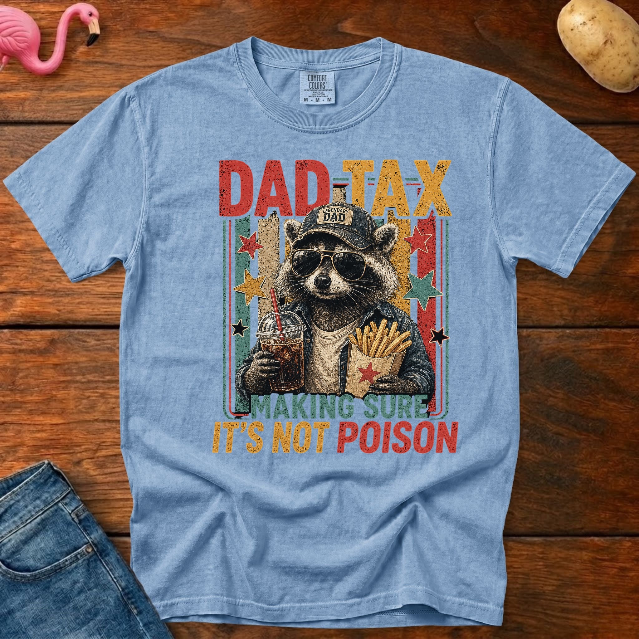 Dad Tax Vintage Heavyweight Graphic Tee