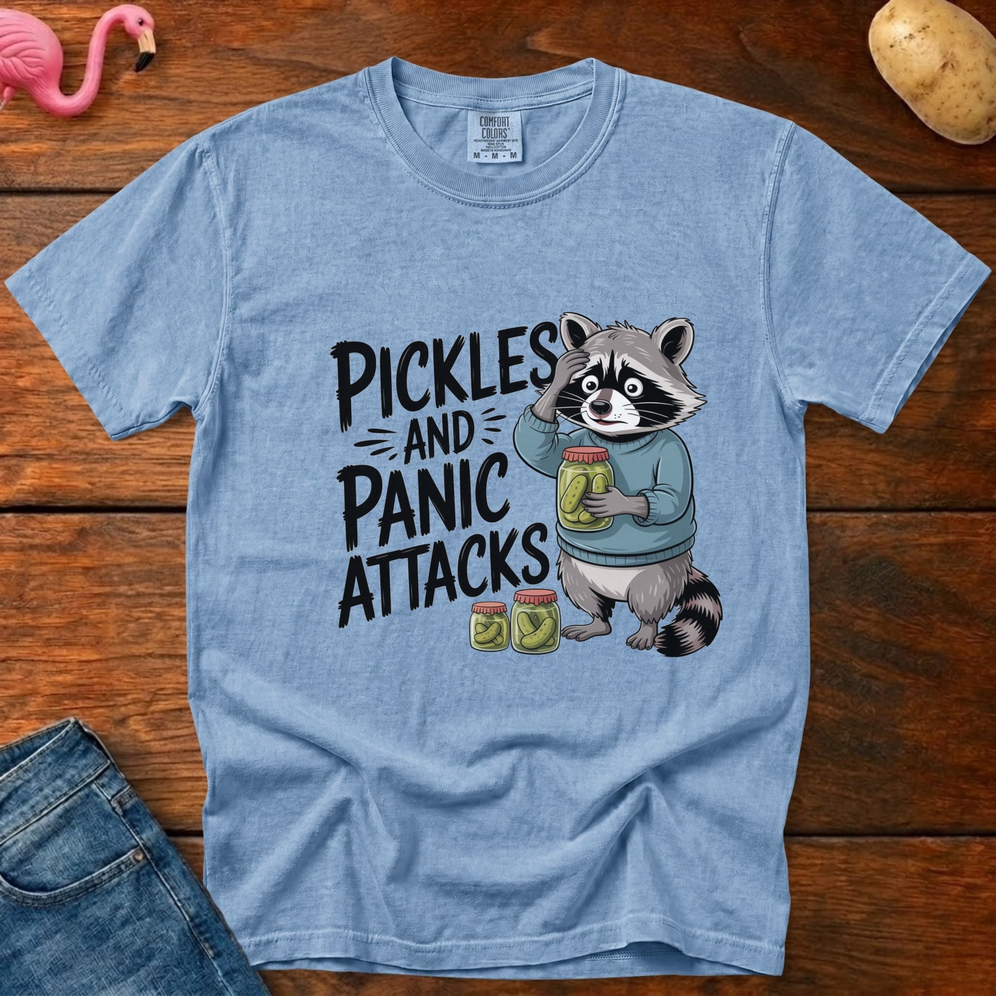 Pickles And Panic Attacks Vintage Heavyweight Graphic Tee