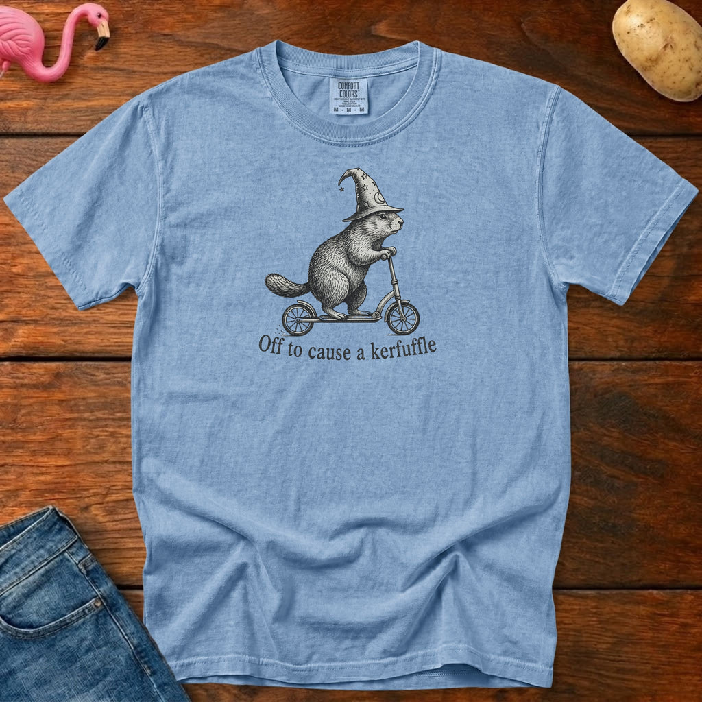 Off to Cause Kerfuffle Vintage Heavyweight Graphic Tee