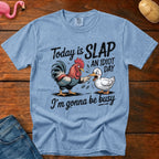 Slap Idiot Day Vintage Heavyweight Graphic Tee