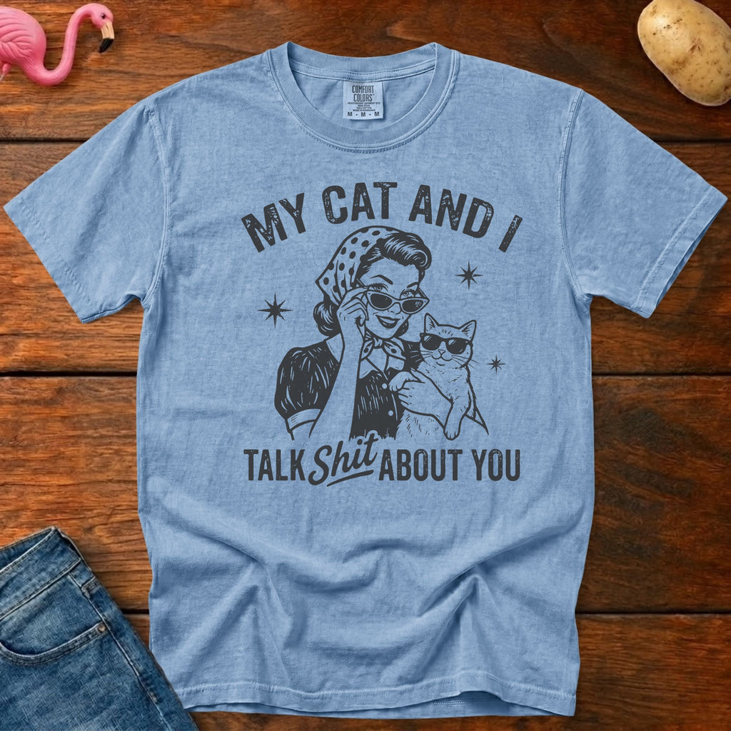 My Cat Vintage Heavyweight Graphic Tee
