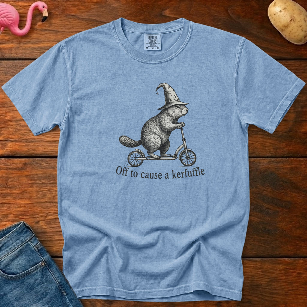 Off to Cause Kerfuffle Vintage Heavyweight Graphic Tee