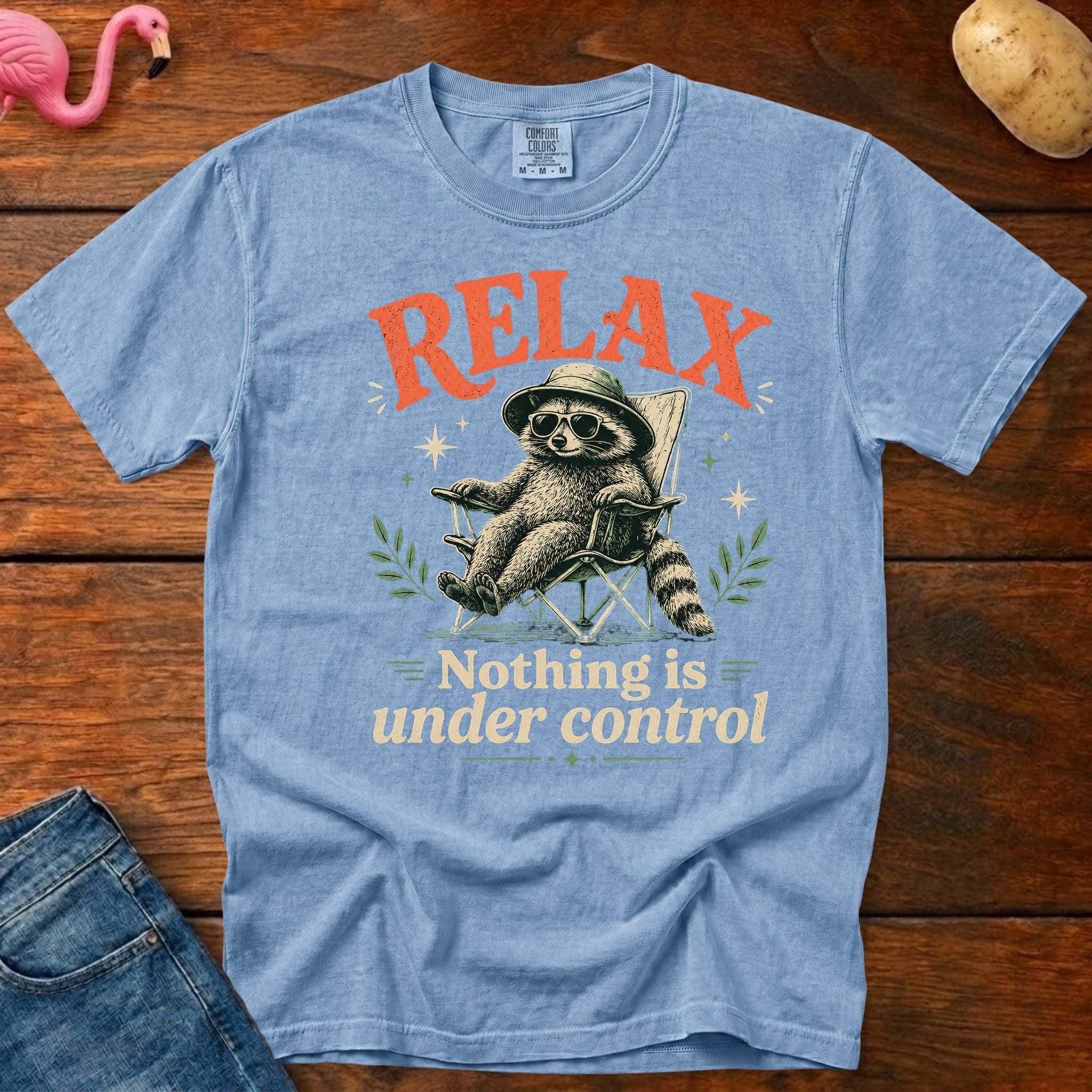 Nothing is Under Control Vintage Heavyweight Graphic Tee
