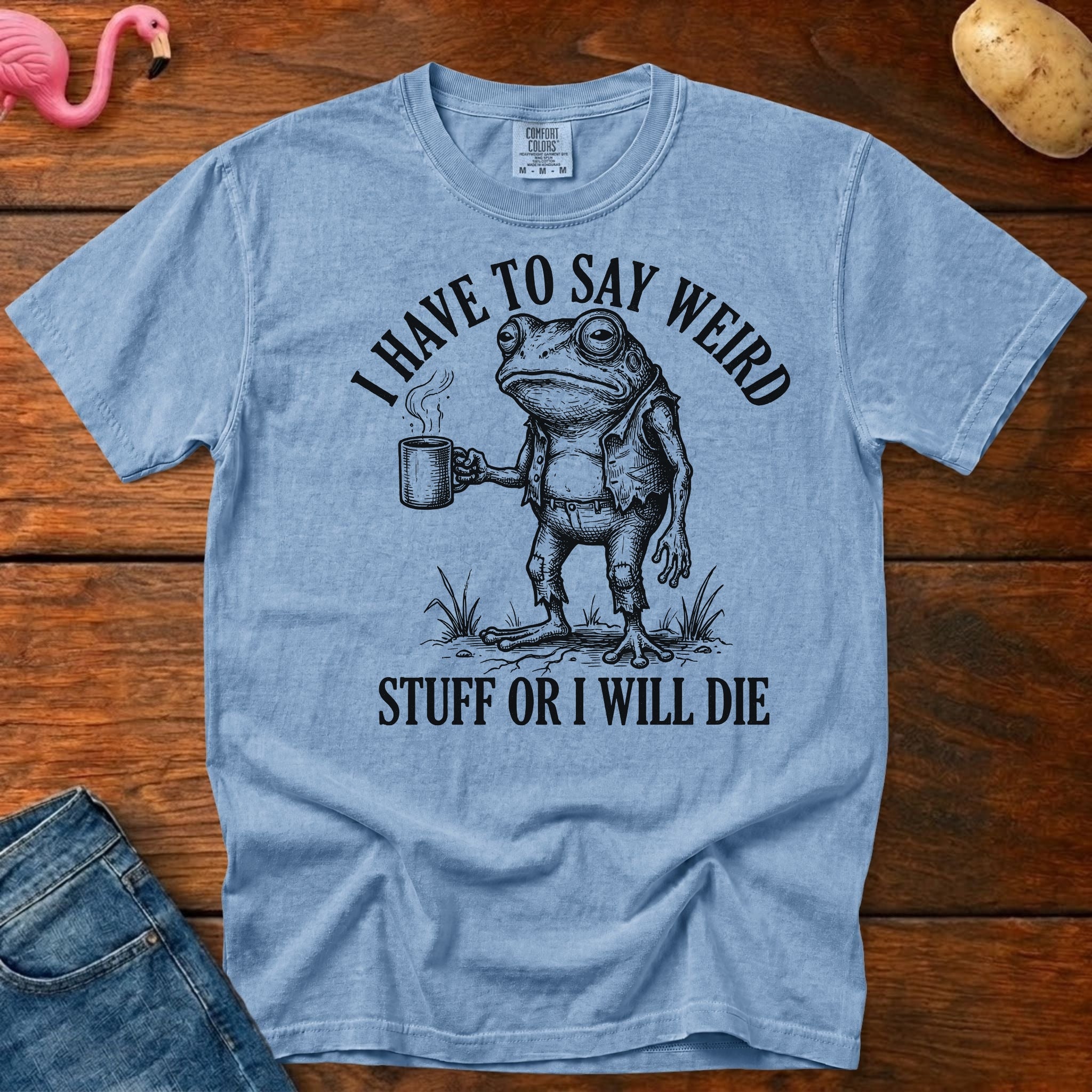 Weird Stuff or Die Vintage Heavyweight Graphic Tee