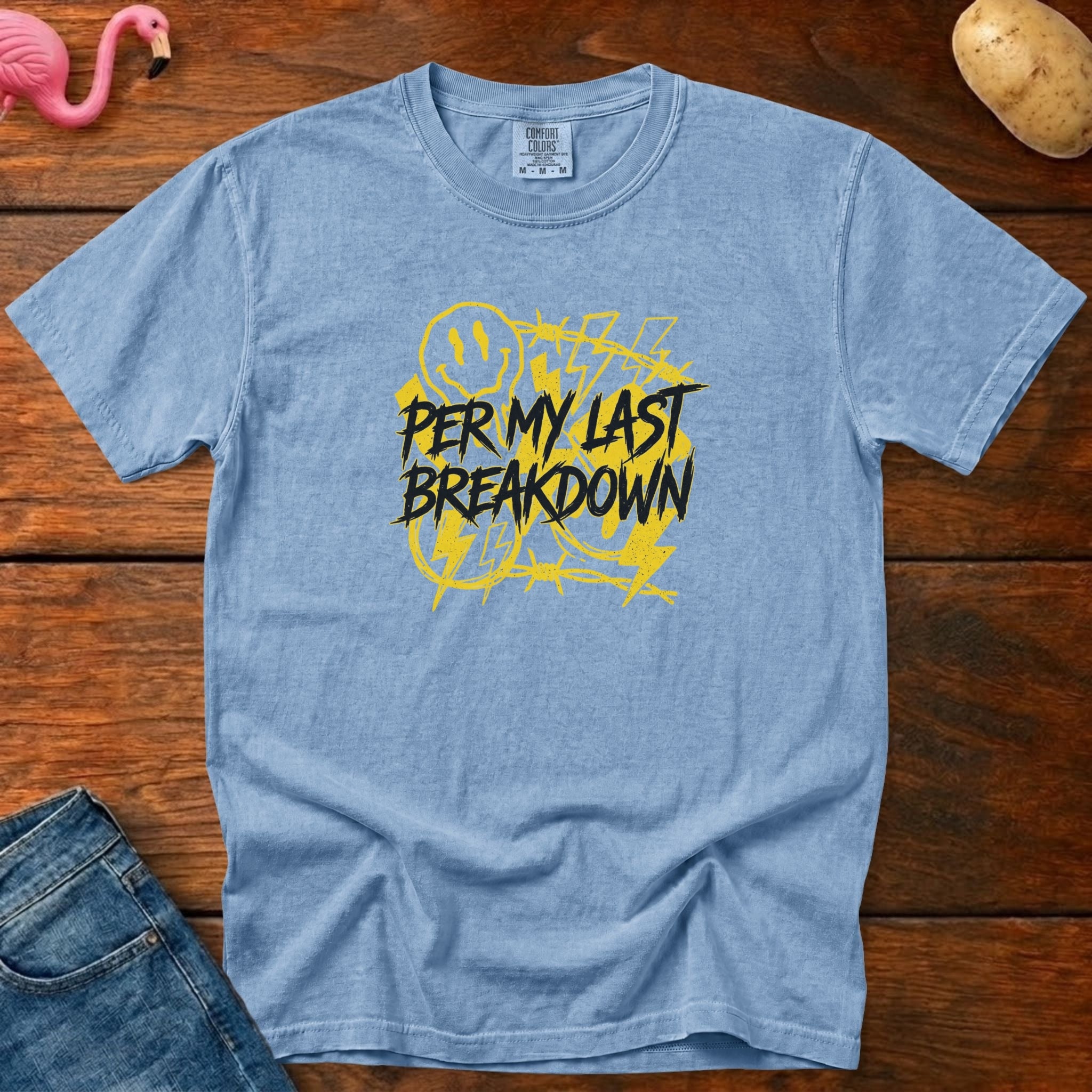 Per My Last Breakdown Vintage Heavyweight Graphic Tee