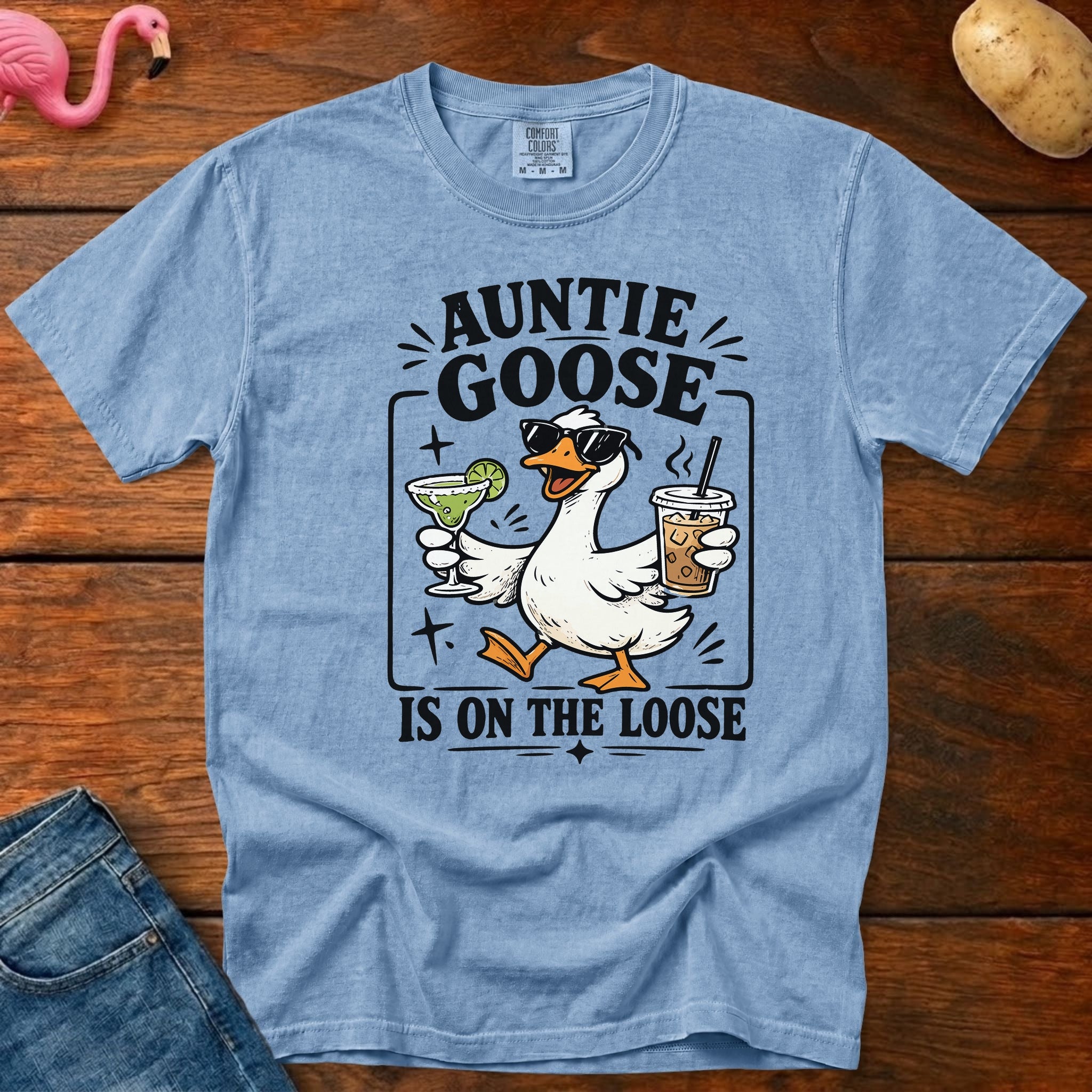 Auntie Goose Vintage Heavyweight Graphic Tee
