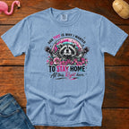 Stay Home Heavyweight Vintage Graphic Tee