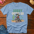 Sorry Gotta Go Vintage Heavyweight Graphic Tee