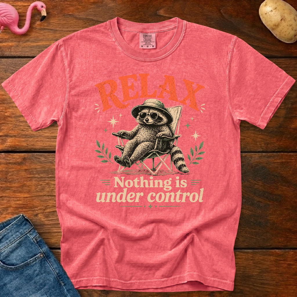 Nothing is Under Control Vintage Heavyweight Graphic Tee
