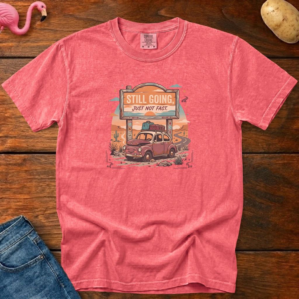 Still Going Just Not Fast Shirt, Vintage Heavyweight Graphic Tee