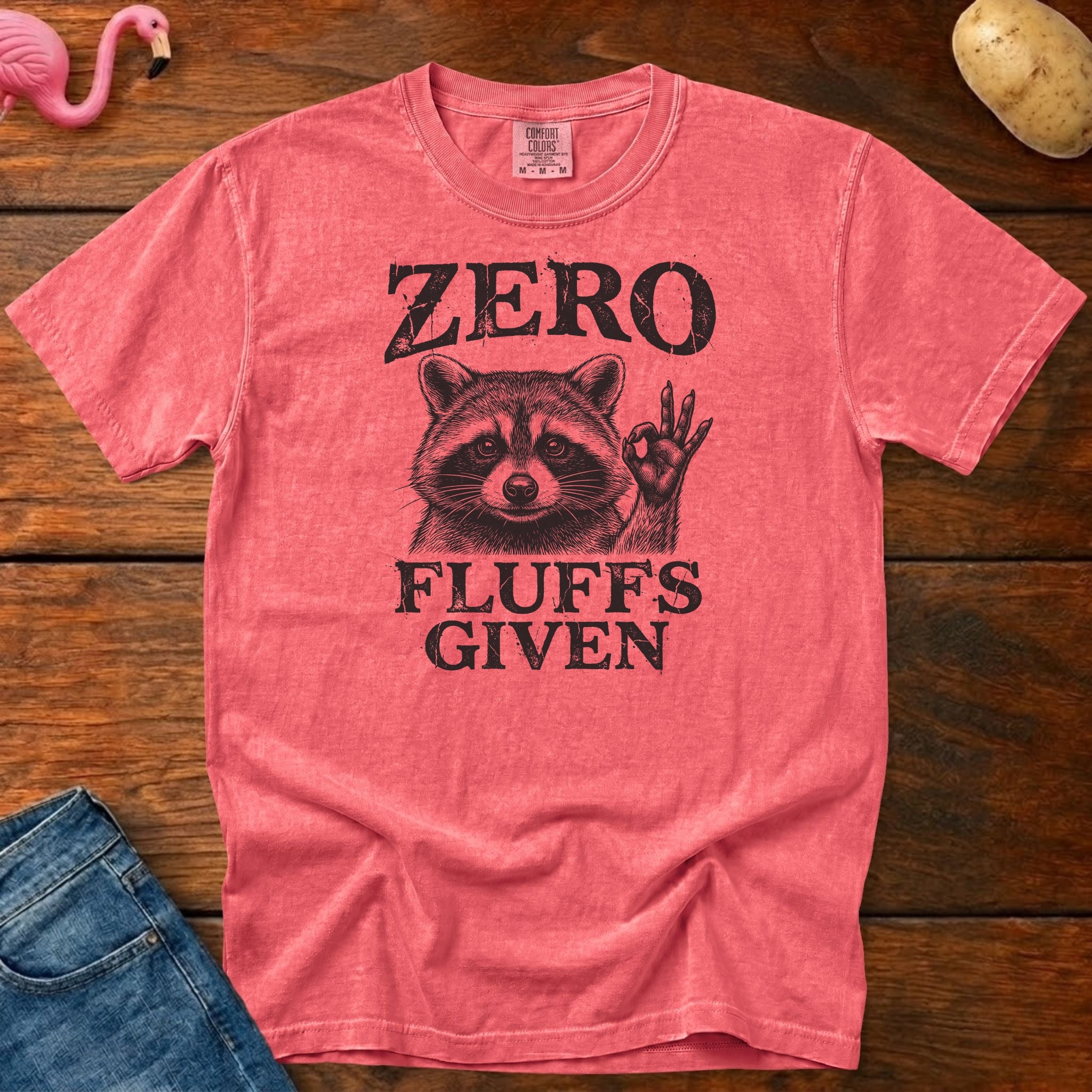Zero Fluffs Given Vintage Heavyweight Graphic Tee