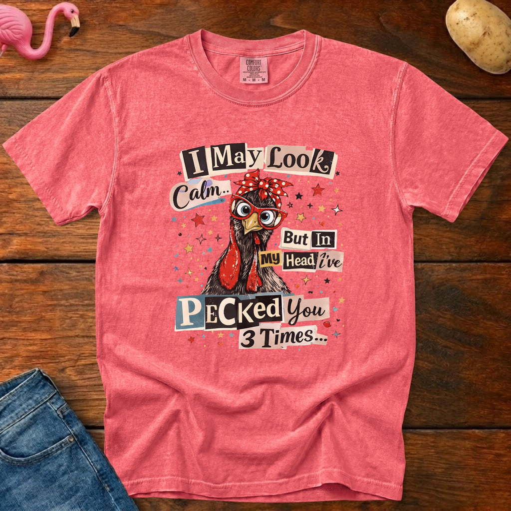 Pecked You Vintage Heavyweight Graphic Tee