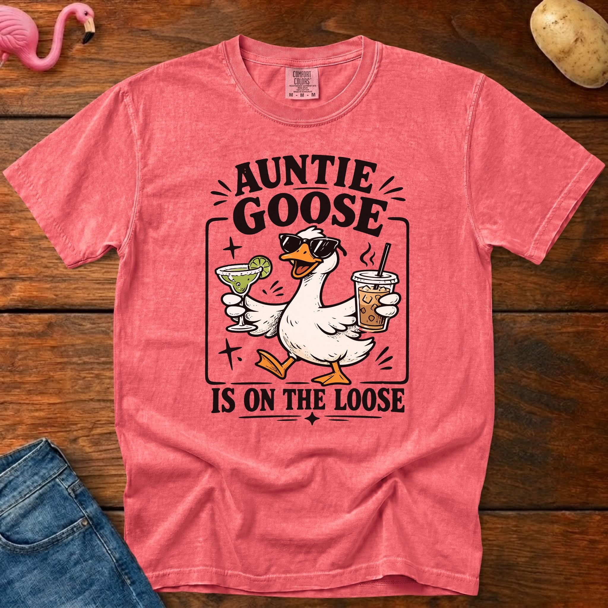 Auntie Goose Vintage Heavyweight Graphic Tee