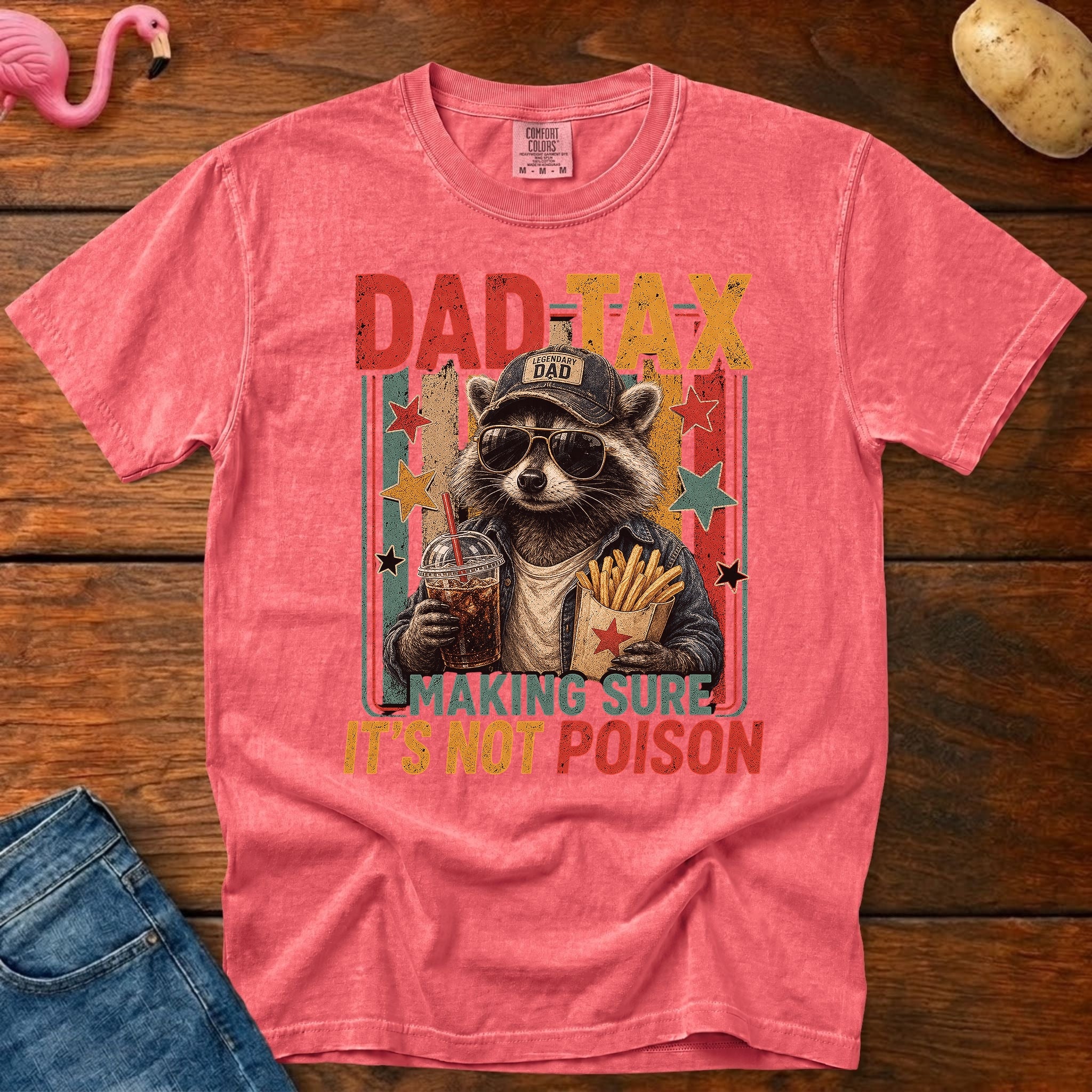 Dad Tax Vintage Heavyweight Graphic Tee