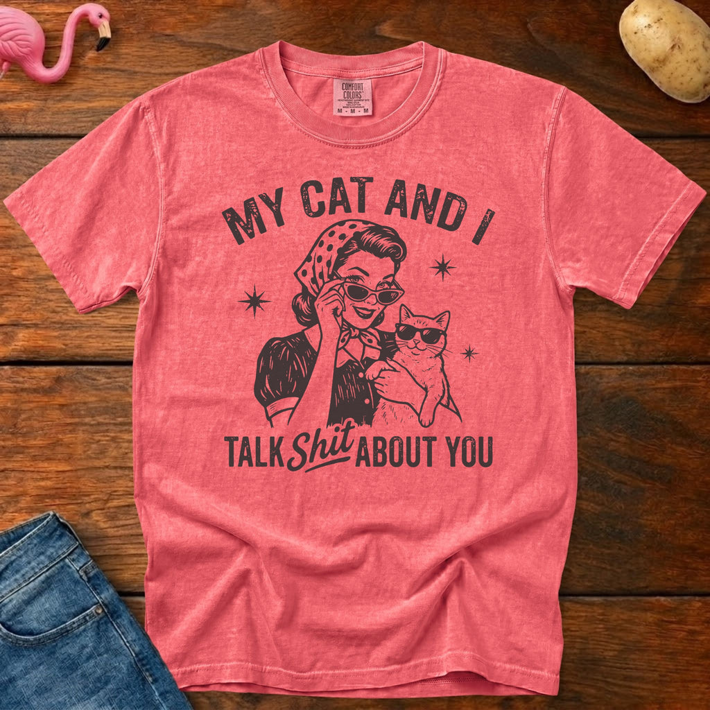 My Cat Vintage Heavyweight Graphic Tee