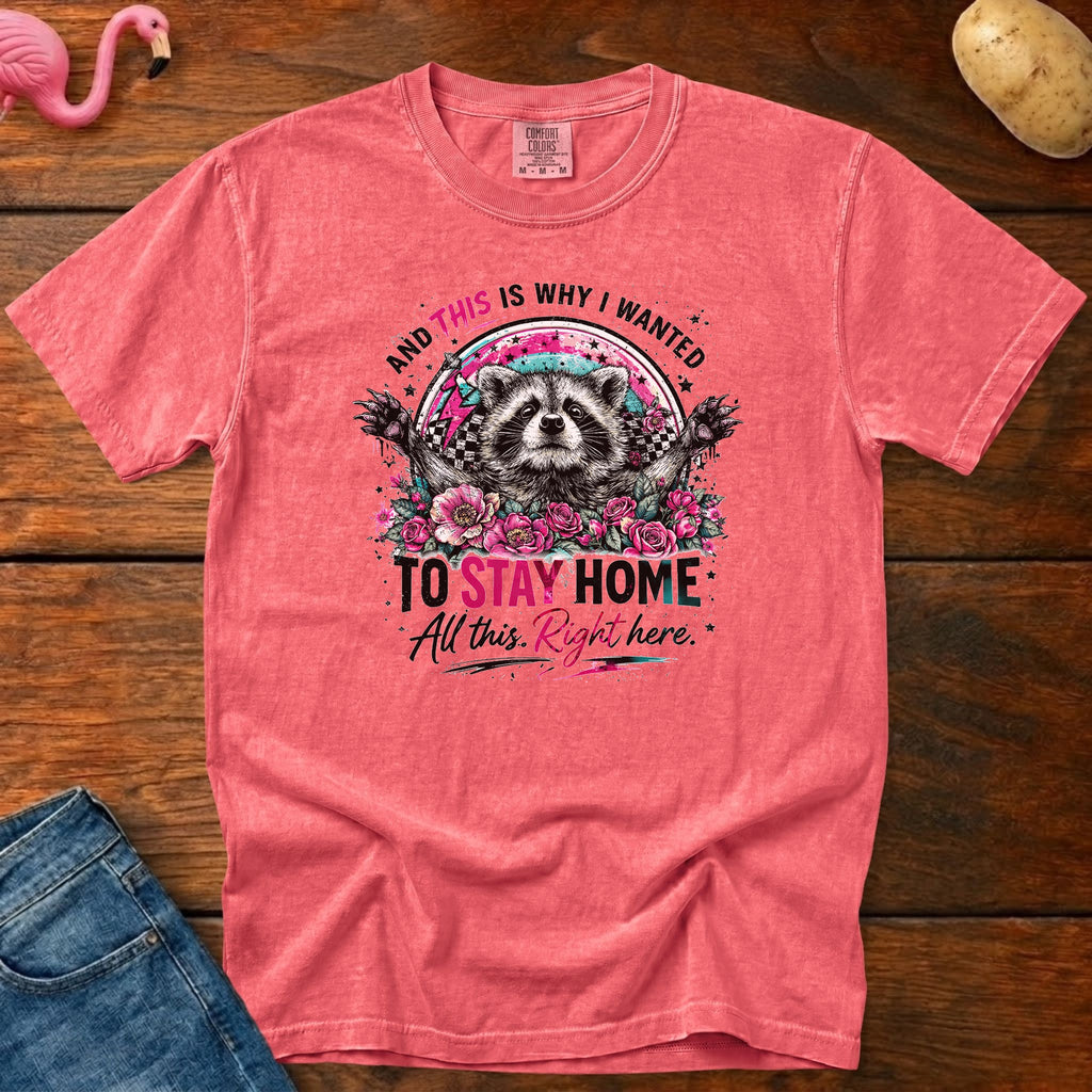 Stay Home Heavyweight Vintage Graphic Tee