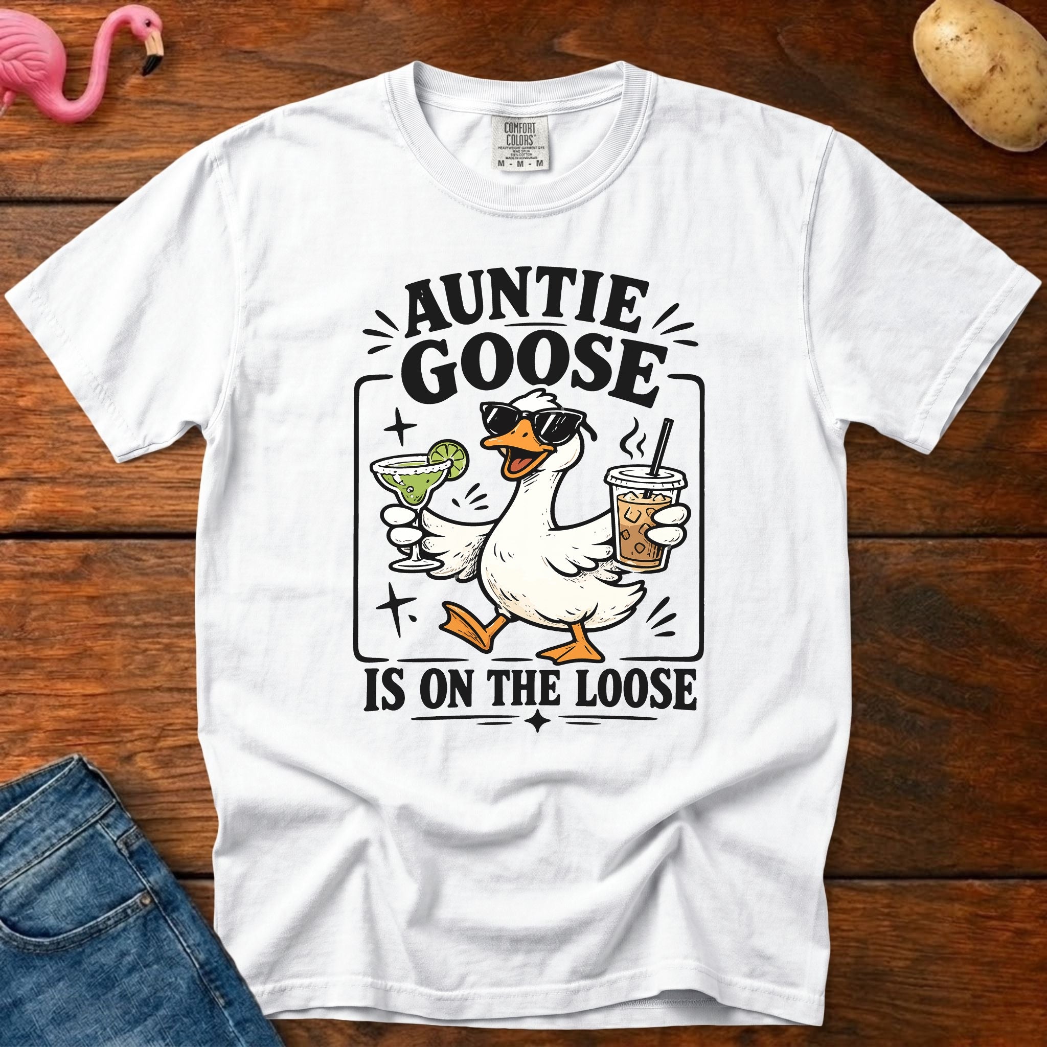 Auntie Goose Vintage Heavyweight Graphic Tee