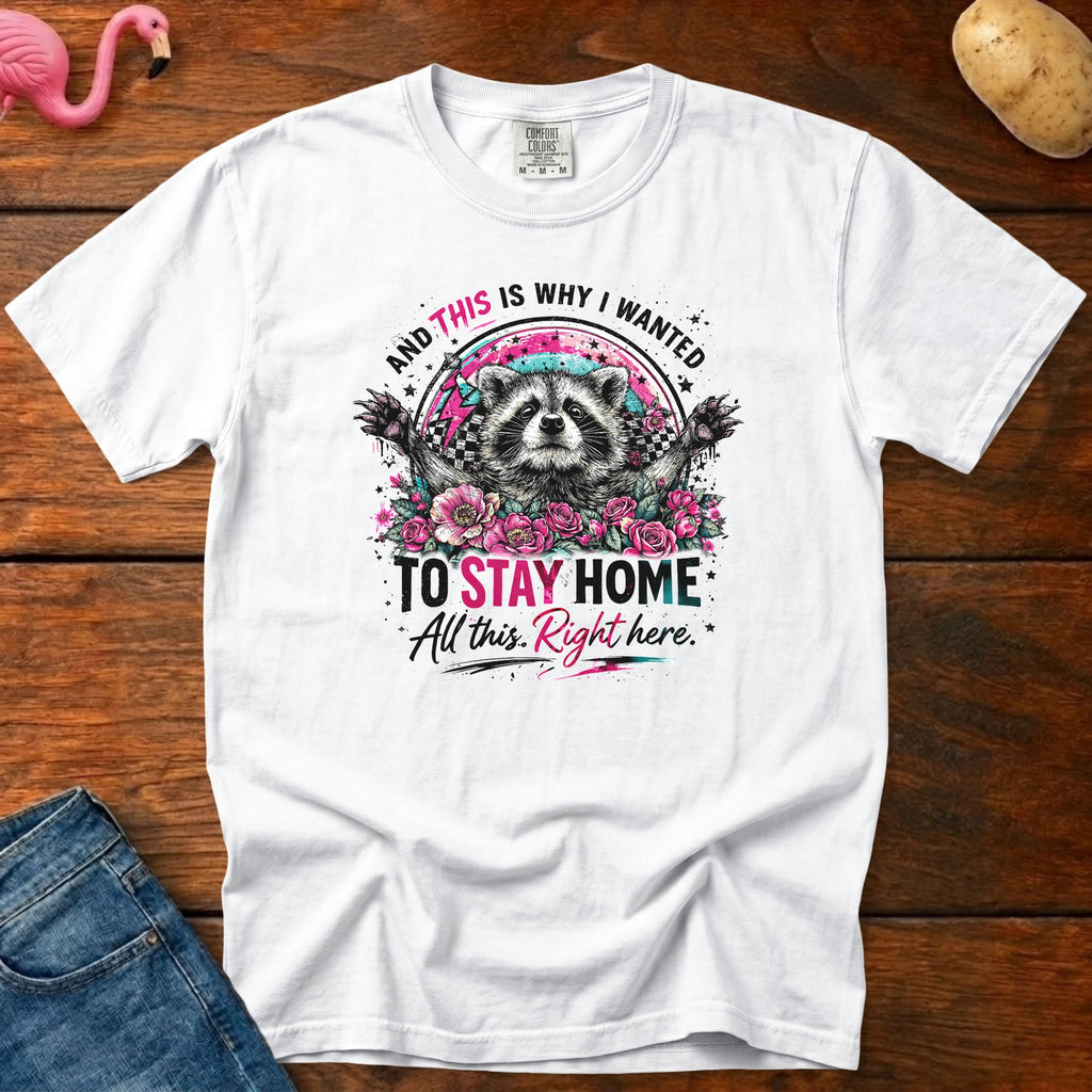 Stay Home Heavyweight Vintage Graphic Tee