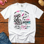 Stay Home Heavyweight Vintage Graphic Tee