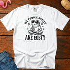 Skills Are Rusty Vintage Heavyweight Graphic Tee