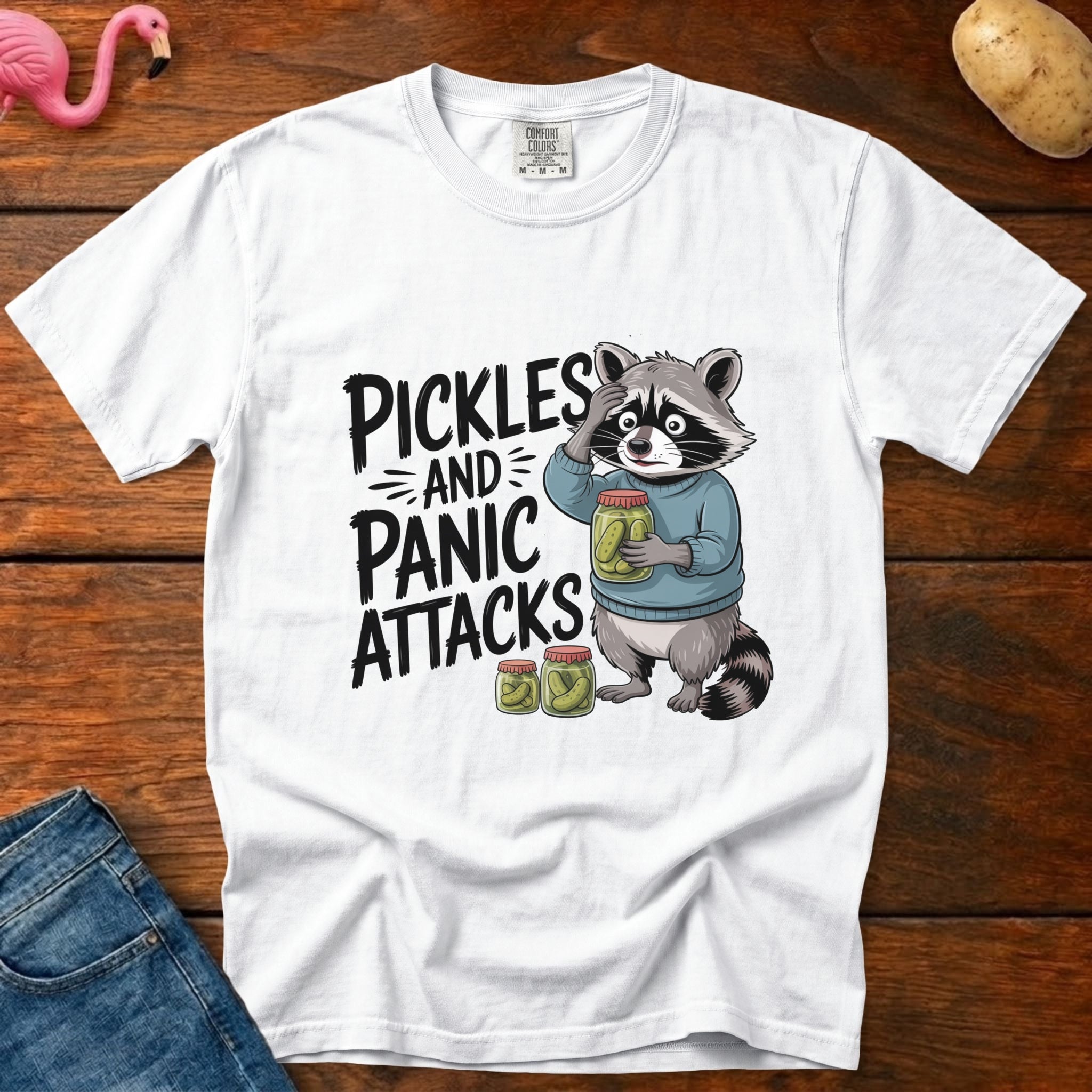 Pickles And Panic Attacks Vintage Heavyweight Graphic Tee