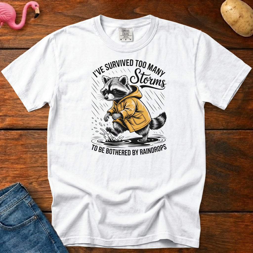 Survived Too Many Storms Vintage Heavyweight Graphic Tee