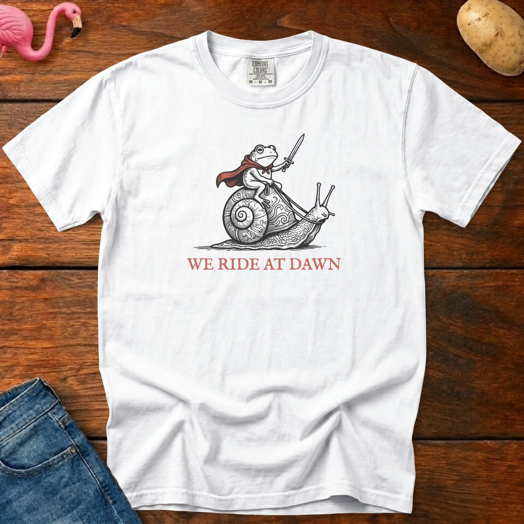 Ride At Dawn Vintage Heavyweight Graphic Tee