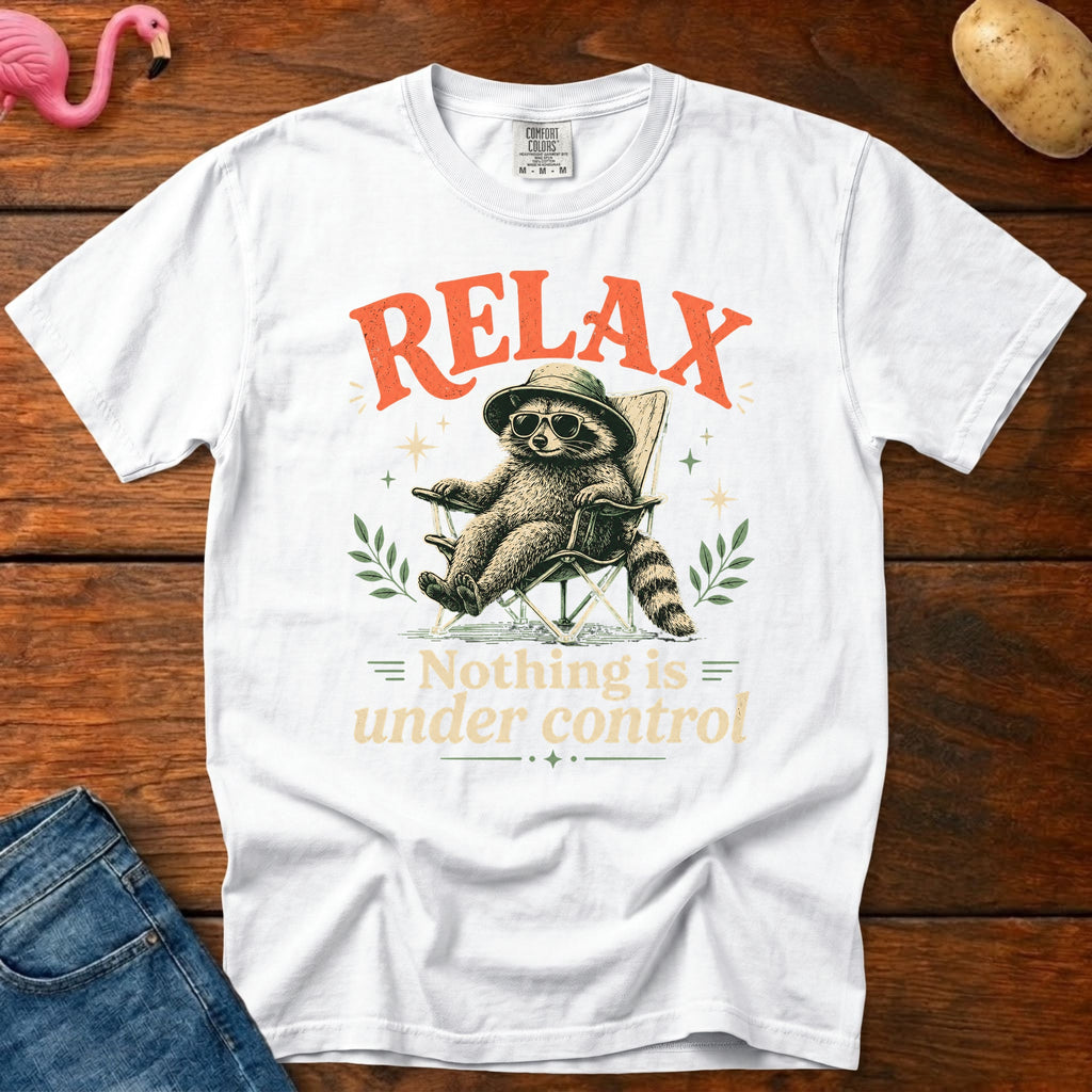 Nothing is Under Control Vintage Heavyweight Graphic Tee