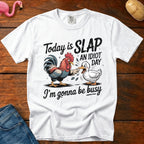 Slap Idiot Day Vintage Heavyweight Graphic Tee