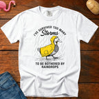 Survived Too Many Storms Vintage Heavyweight Graphic Tee