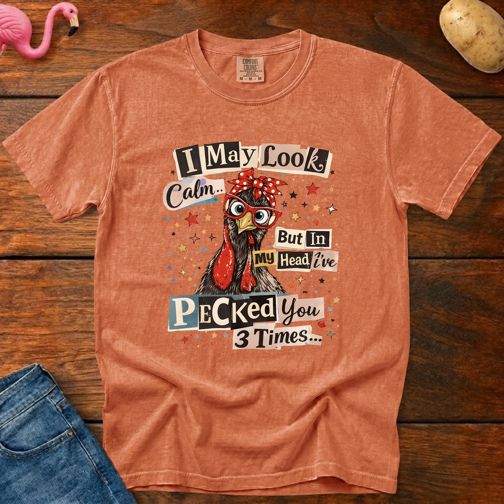 Pecked You Vintage Heavyweight Graphic Tee