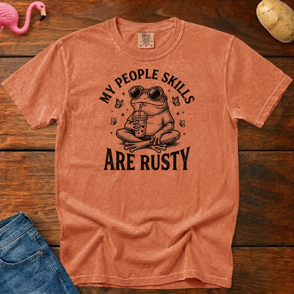 Skills Are Rusty Vintage Heavyweight Graphic Tee