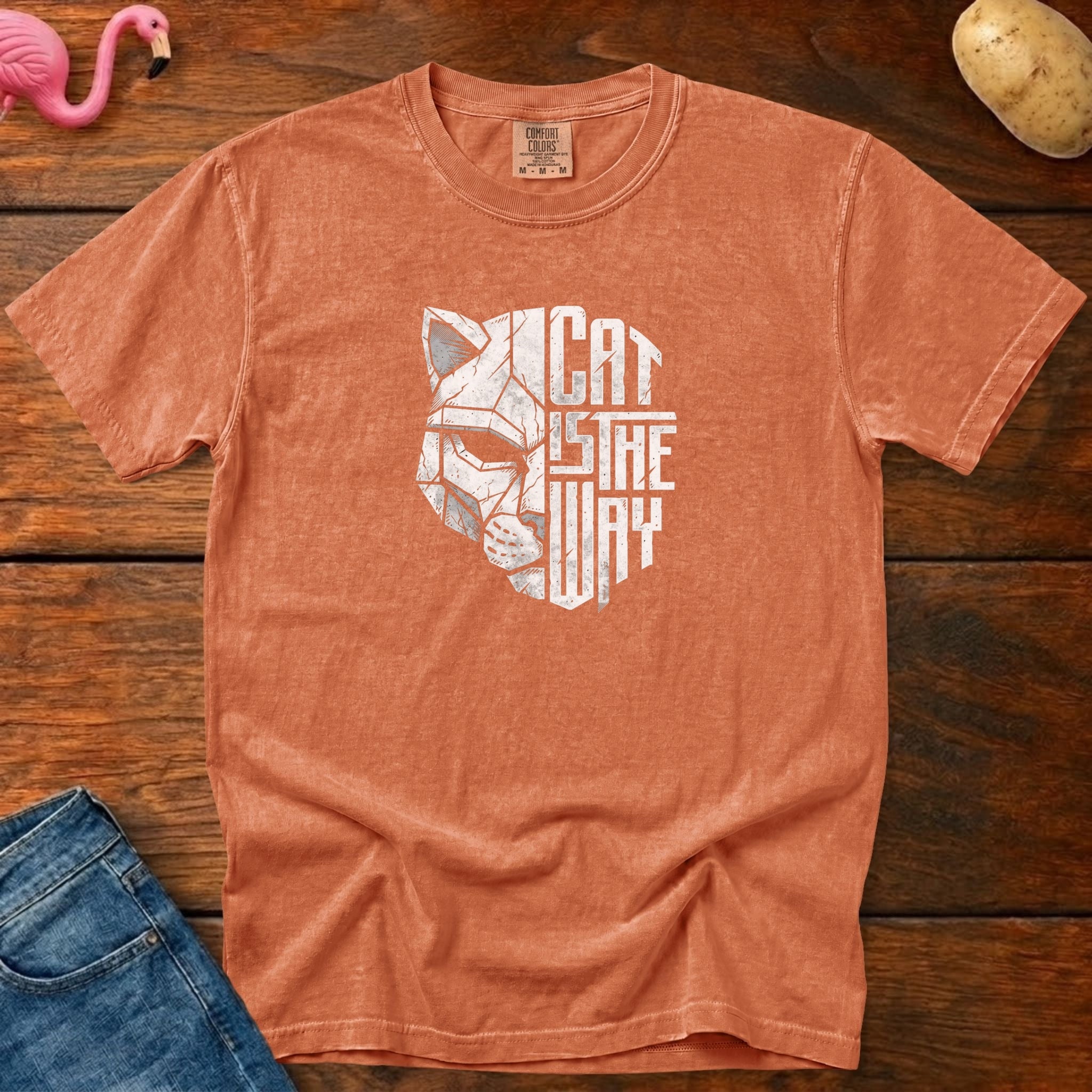 Cat is The Way Vintage Heavyweight Graphic Tee