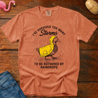 Survived Too Many Storms Vintage Heavyweight Graphic Tee