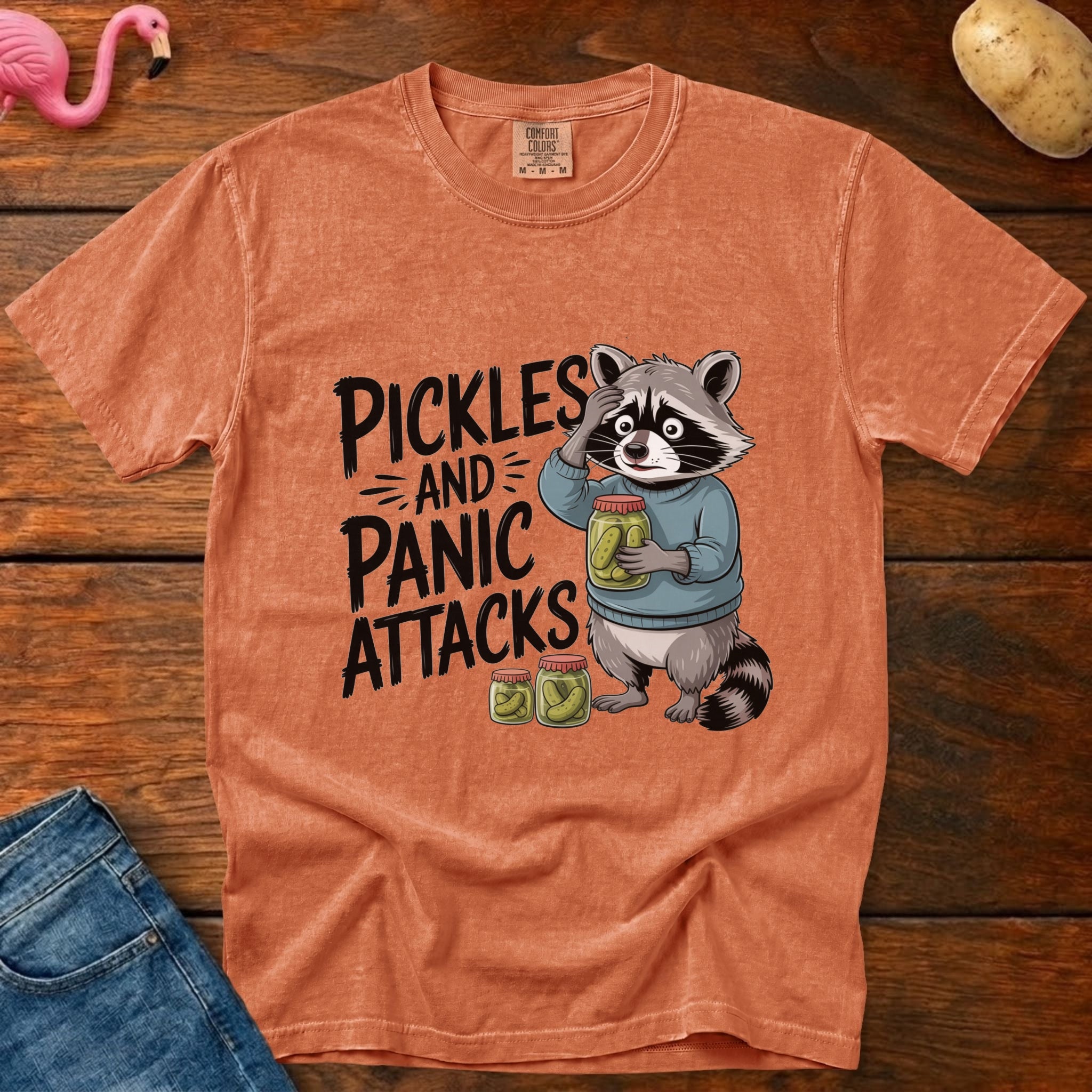 Pickles And Panic Attacks Vintage Heavyweight Graphic Tee