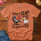 Slap Idiot Day Vintage Heavyweight Graphic Tee