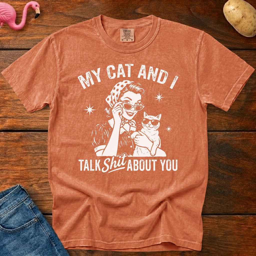 My Cat Vintage Heavyweight Graphic Tee